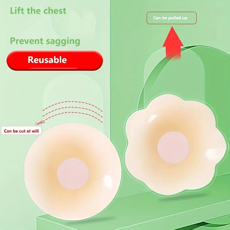 1Pairs Silicone Nipple Cover L - огляд і ціна Push Up Bra Silicone