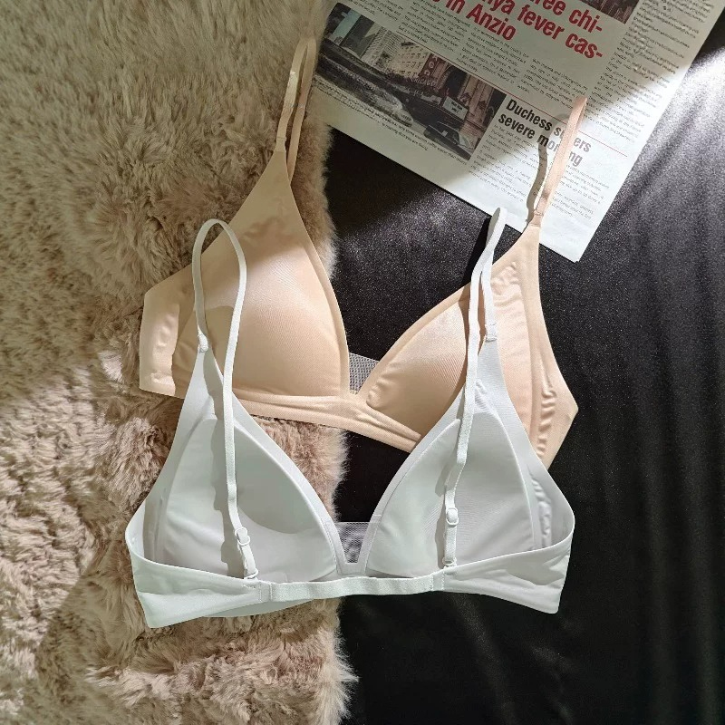 Trendy Deep V Low‑Cut Satin Br - огляд і ціна Wirefree Bra Comfort