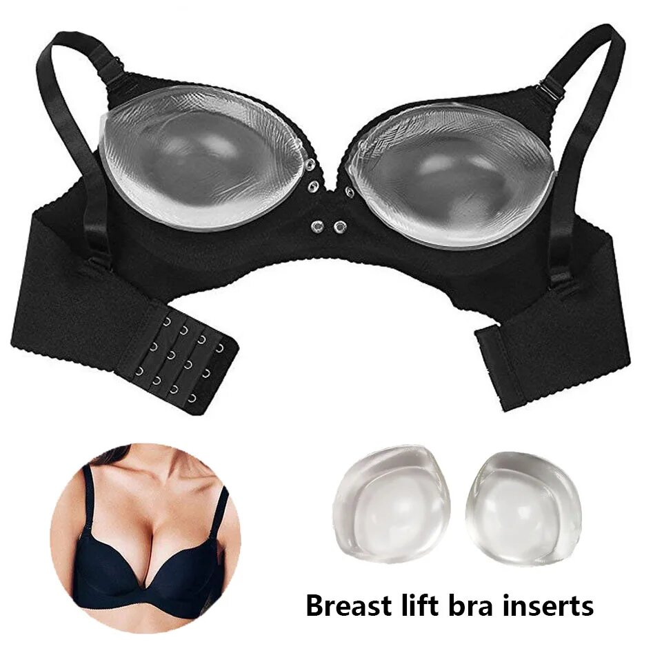 Silicone Bra Inserts Invisible - огляд і ціна Push Up Bra Silicone